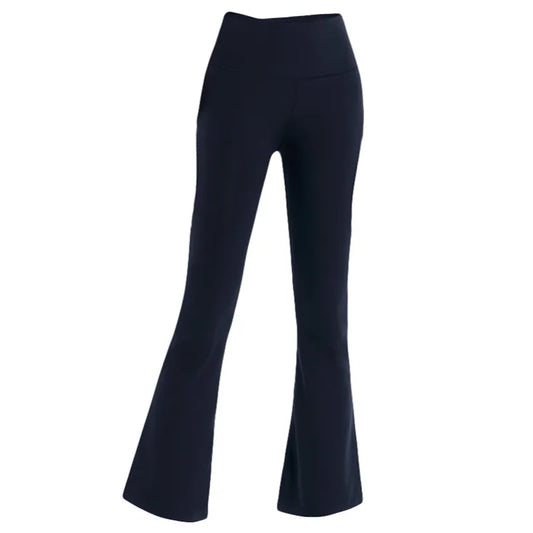 Female Bell-bottom Pants High Waist Tight Sports Yoga Pants